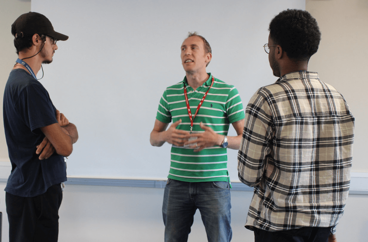 Our Founder Alan Furley presenting at a Founders4Schools event